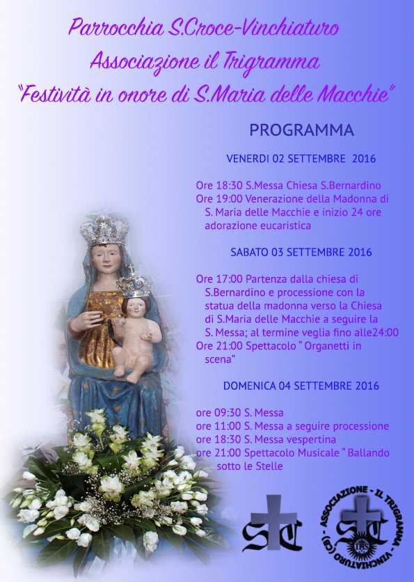 Festeggiamenti S. Maria delle Macchie