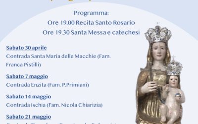 Programma mese Mariano – Maggio 2022